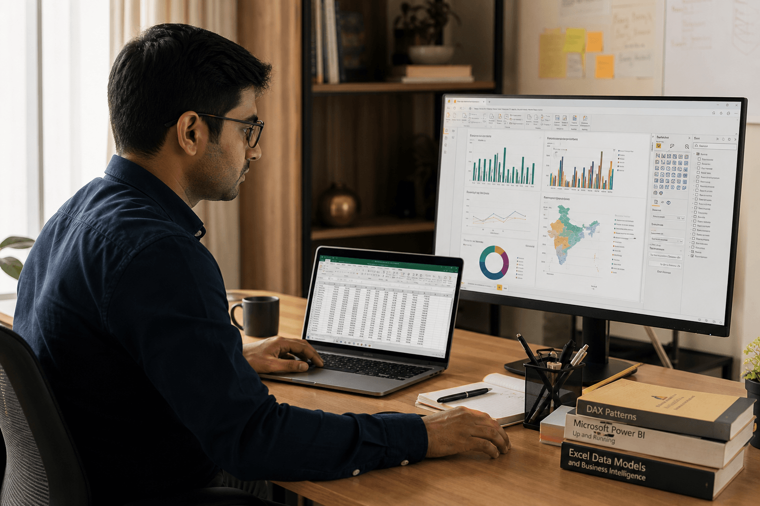 Advanced Excel & Power BI practical learning session