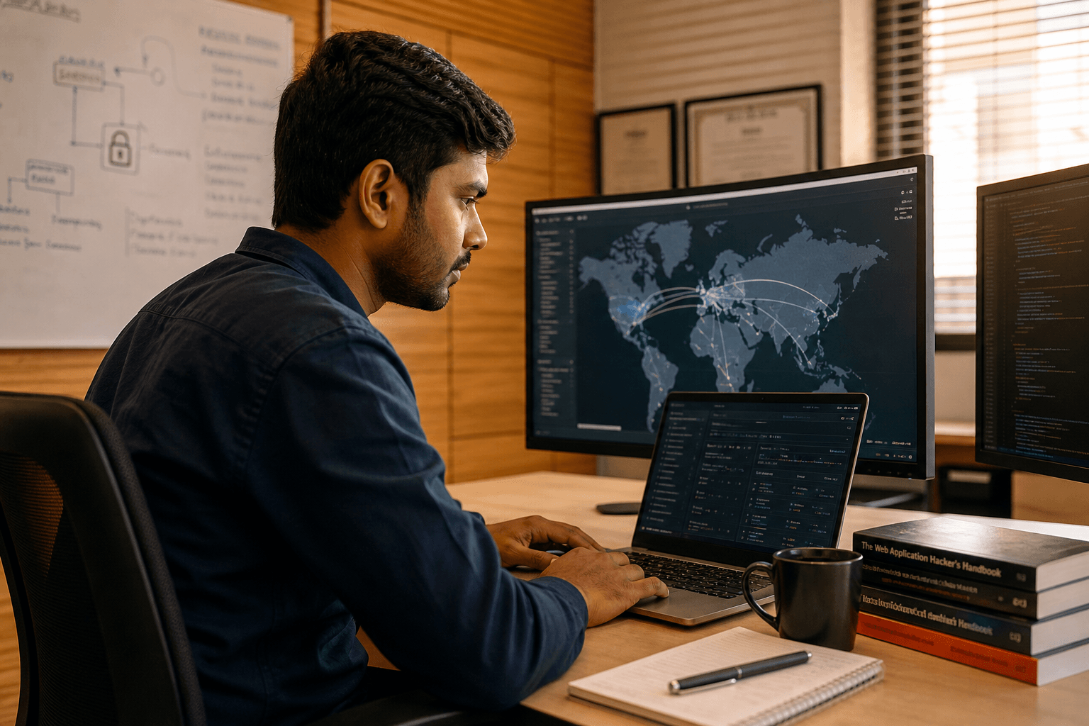 Cyber Security & Ethical Hacking practical learning session